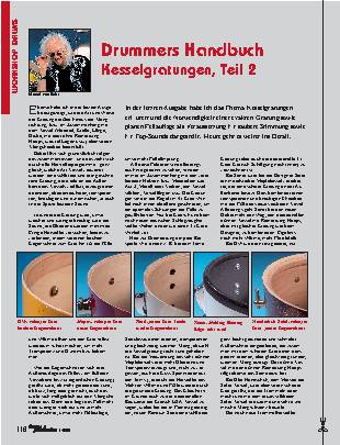 Drummers Handbuch Kesselgratungen (Teil 2)