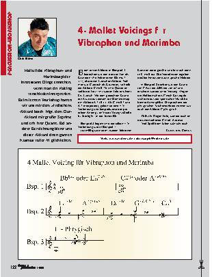 4- Mallet Voicings für Vibraphon und Marimba