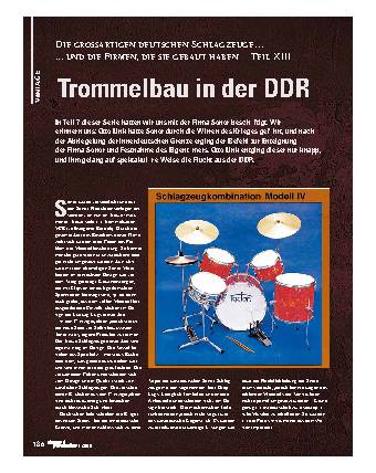 Trommelbau in der DDR