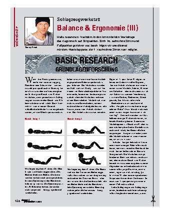 Balance & Ergonomie (III)