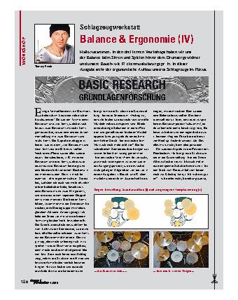 Balance & Ergonomie (IV)