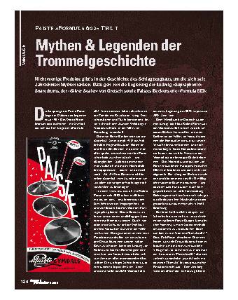 Mythen & Legenden der Trommelgeschichte