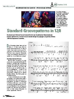 Standard-Groovepatterns in 12/8