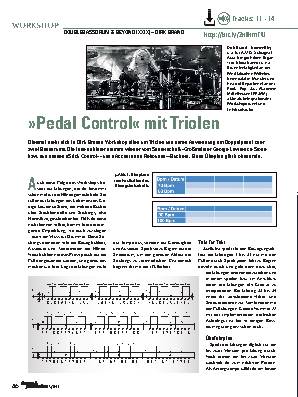 »Pedal Control« mit Triolen