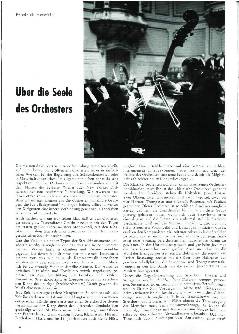 Über die Seele des Orchesters