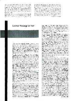 Lester Young ist tot