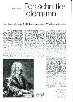 Fortschrittler Telemann