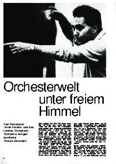 Orchesterwelt unter freiem Himmel