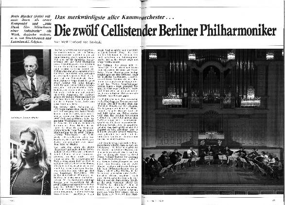 Die zwölf Cellisten der Berliner Philharmoniker