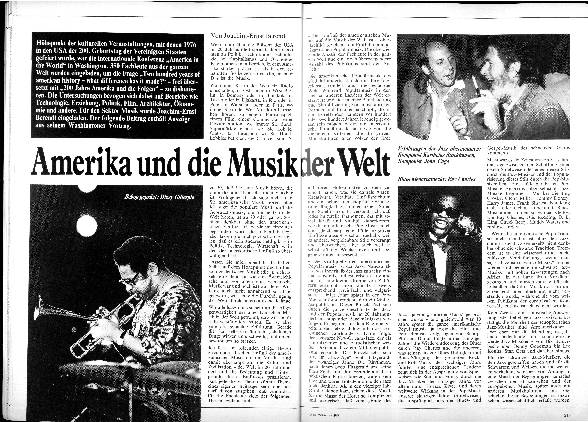 Amerika und die Musik der Welt