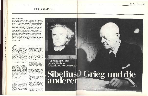 Sibelius, Grieg und die anderen