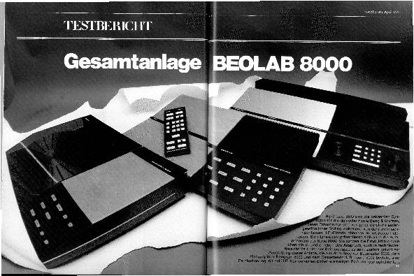 Gesamtanlage BEOLAB 8000