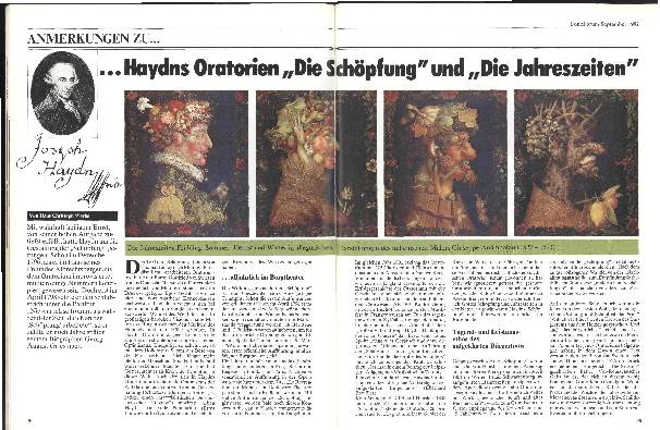 Anmerkungen zu Haydns Oratorien