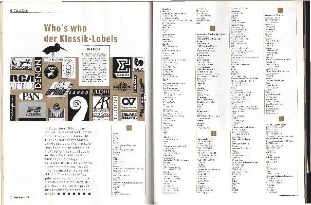 Who's who der Klassik-Labels