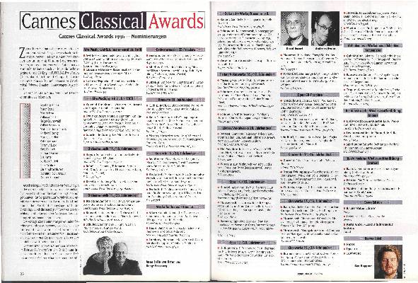 Cannes Classical Awards