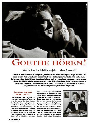 Goethe hören!