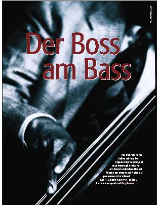 Der Boss am Bass