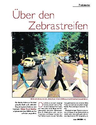 Über den Zebrastreifen