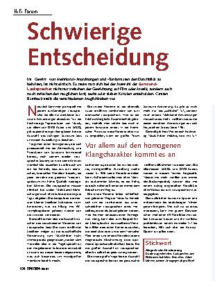 Schwierige Entscheidung