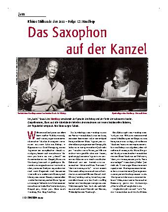 Das Saxophon auf der Kanzel