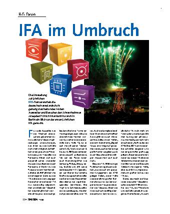 IFA im Umbruch