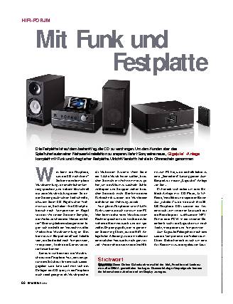 Mit Funk und Festplatte