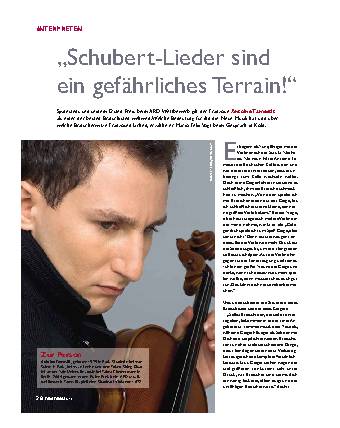 Schubert-Lieer sind ein gefährliches Terrain!