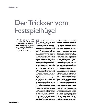 Der Trickser vom Festspielhügel