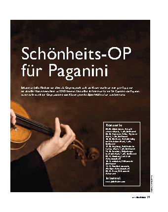 Schönheits-OP für Paganini