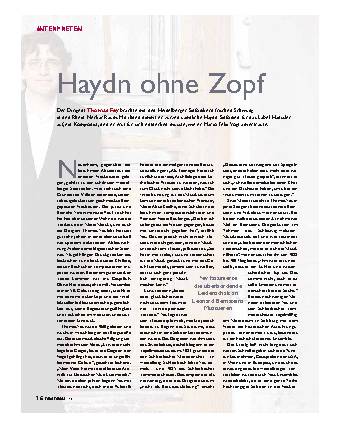 Haydn ohne Zopf