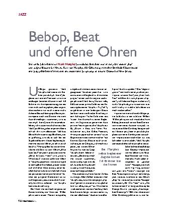 Bebop, Beat und offene Ohren