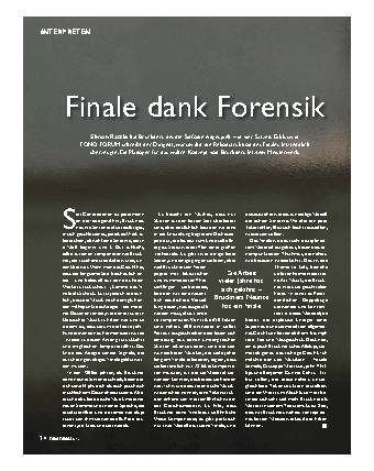 Finale dank Forensik