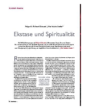 Ekstase und Spiritualität