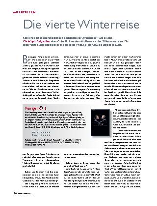 Die vierte Winterreise