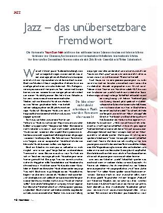 Jazz – das unübersetzbare Fremdwort