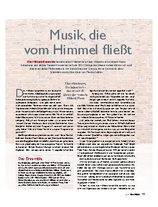 Musik, die vom Himmel fließt