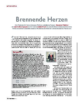 Brennende Herzen