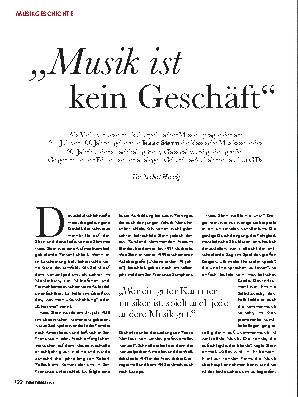 ,,Musik ist kein Geschäft