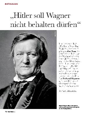 „Hitler soll Wagner nicht behalten dürfen“