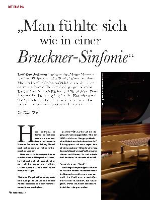 „Man fühlte sich wie in einer Bruckner-Sinfonie“