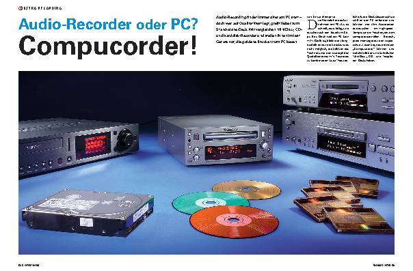 Audio-Recorder oder PC? Computerrecorder!