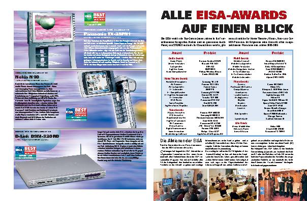 Alle EISA-Awards auf einen Blick