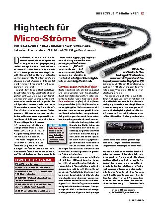 Hightech für Micro-Ströme