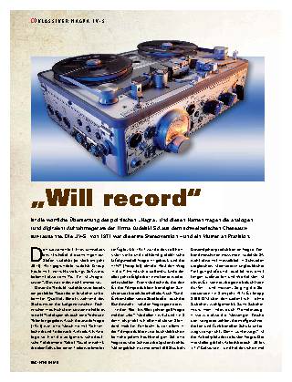 „Will record“