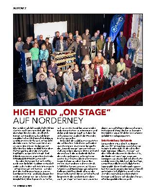 HIGH END „ON STAGE” AUF NORDERNEY