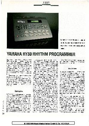 Yamaha RY 30 Rhythm Programmer