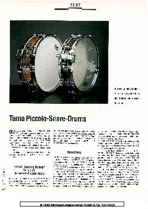 Tama Limited Edition Piccolo Snaredrums