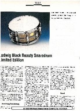 Ludwig Black Beauty Limited Edition Snaredrum