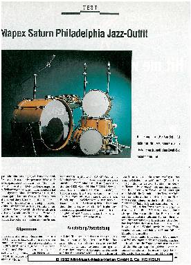 Mapex Saturn Jazz Drums