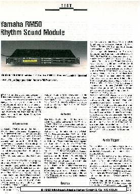 Yamaha RM 50 Rhythm Sound Module